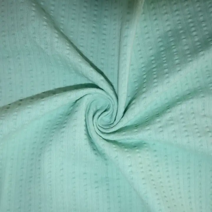 India Fabric for Pajamas Cotton Seersucker Natural Woven Fabric Cotton Sea Green color buy from India wholesaler bulk order at wholesale price free worldwide shipping Alibaba