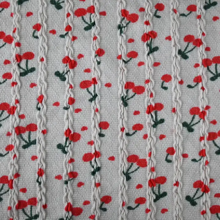 India Fabric for Pajamas Weft Jacquard Knit Fabric Cotton Printed color buy from India wholesaler bulk order at wholesale price free worldwide shipping Alibaba