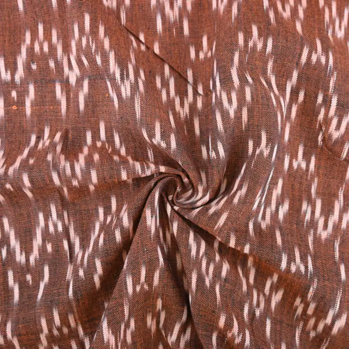 India Fabric for Shirt Cotton Plain Natural Woven Fabric Cotton Brown color buy from India wholesaler bulk order at wholesale price free worldwide shipping Alibaba