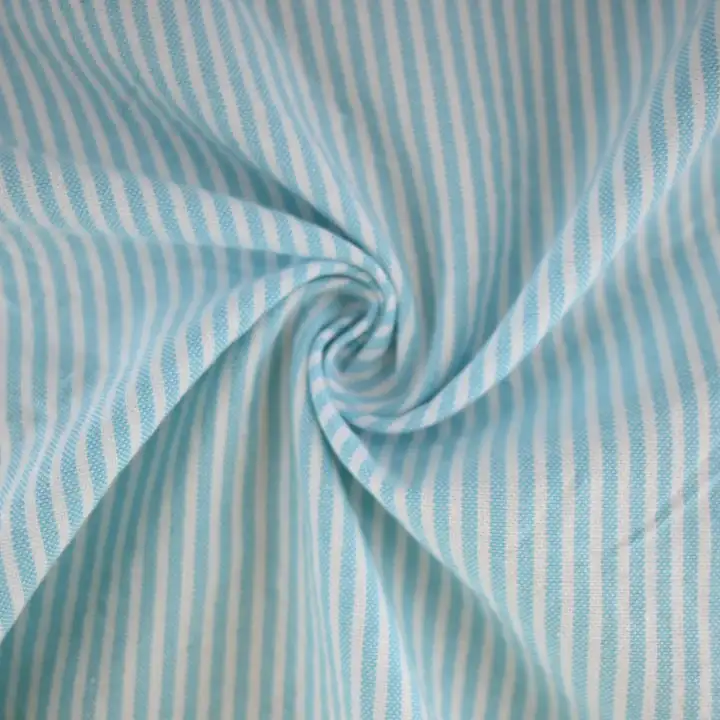 India Fabric for Shirt Cotton YD Oxford Natural Woven Fabric Cotton Sky Blue color buy from India wholesaler bulk order at wholesale price free worldwide shipping Alibaba