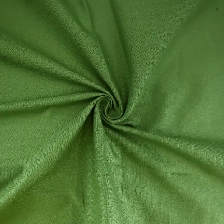 India Fabric for Skirt Cotton Twill Natural Woven Fabric Cotton Spandex Green color buy from India wholesaler bulk order at wholesale price free worldwide shipping Alibaba