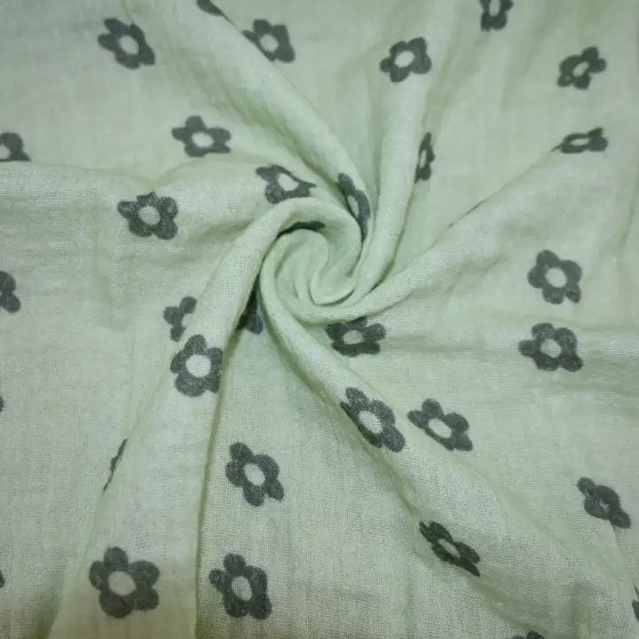 India Fabric for Pajamas Cotton Double Layer Natural Woven Fabric Cotton Printed color buy from India wholesaler bulk order at wholesale price free worldwide shipping Alibaba