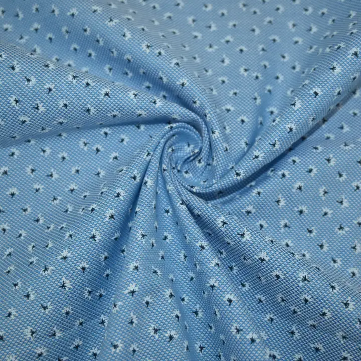 India Fabric for Shirt Cotton YD Oxford Natural Woven Fabric Cotton Blue YD Printed color buy from India wholesaler bulk order at wholesale price free worldwide shipping Alibaba