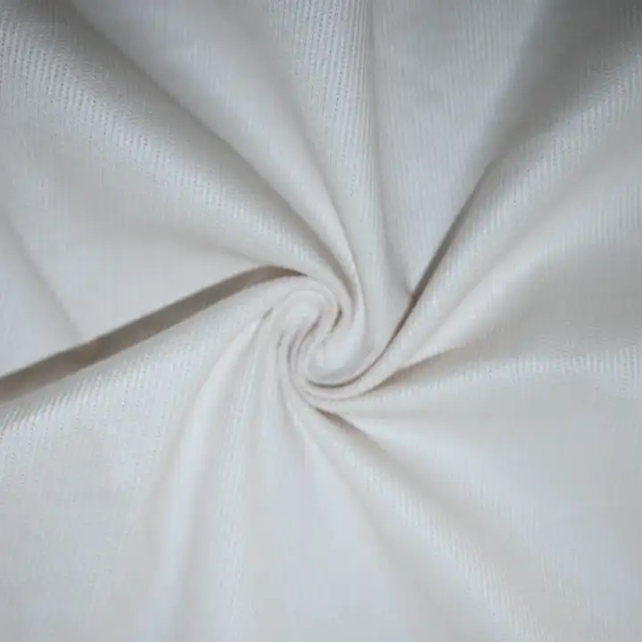 India Fabric for Shirt Cotton Corduroy Natural Woven Fabric Cotton Off White color buy from India wholesaler bulk order at wholesale price free worldwide shipping Alibaba