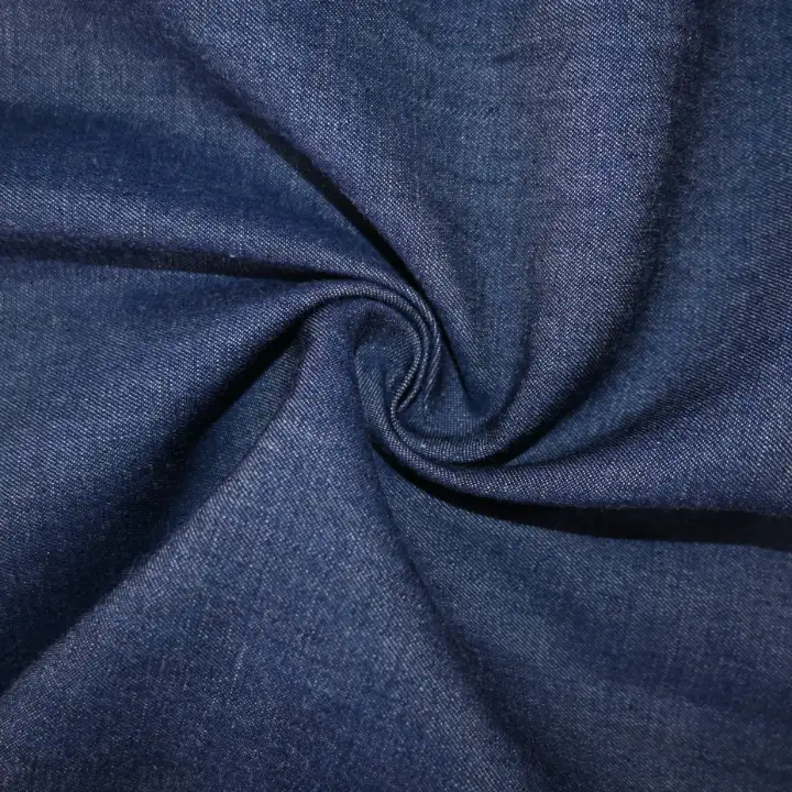 India Fabric for Shirt Cotton Twill Natural Woven Fabric Cotton Indigo color buy from India wholesaler bulk order at wholesale price free worldwide shipping Alibaba