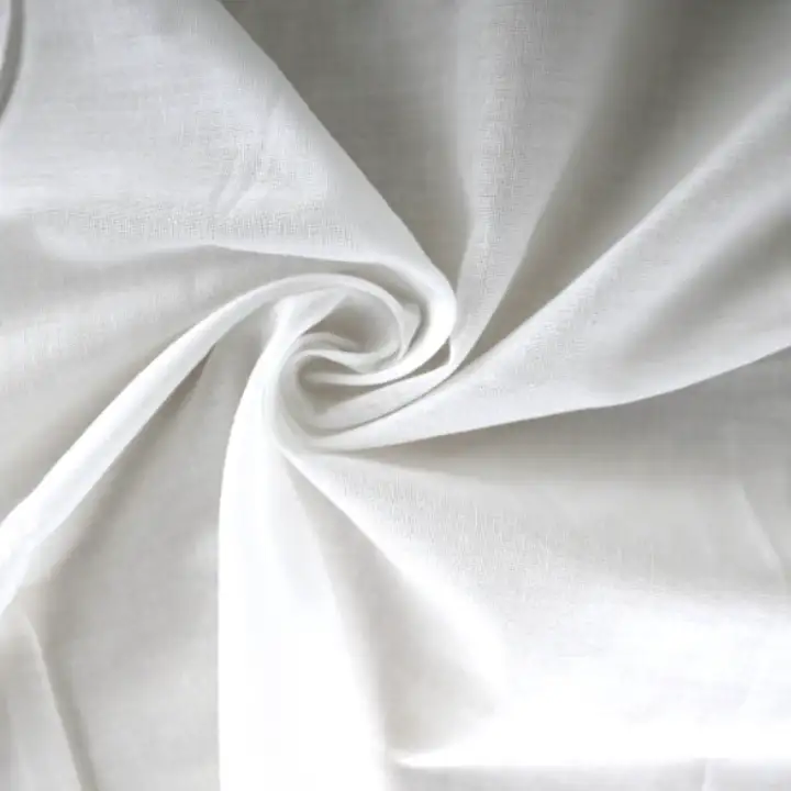 India Fabric for Blouse Cotton Plain Natural Woven Fabric Cotton White color buy from India wholesaler bulk order at wholesale price free worldwide shipping Alibaba