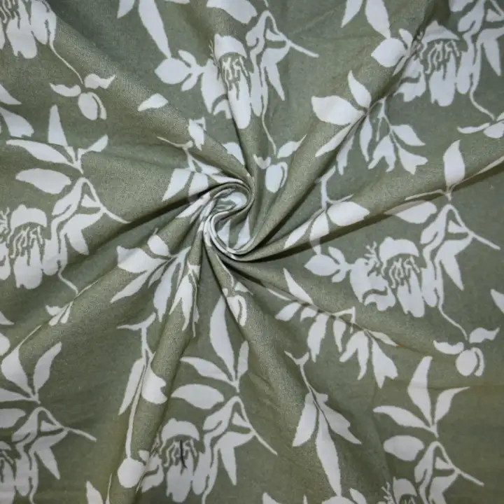 India Fabric for Shirt Cotton Poplin Natural Woven Fabric Cotton Flower Printed color buy from India wholesaler bulk order at wholesale price free worldwide shipping Alibaba