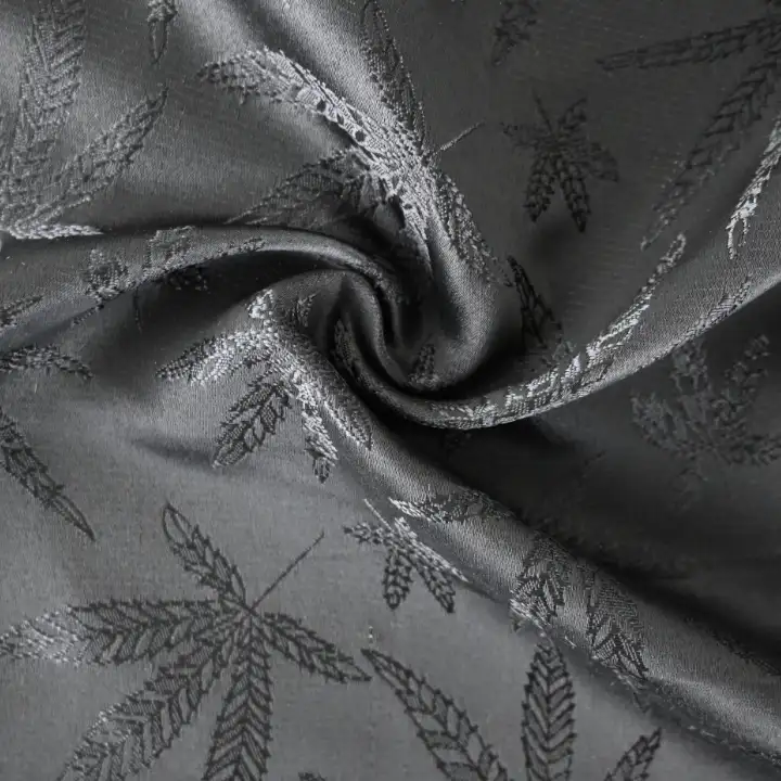 India Fabric for Jackets Polyester Satin Synthetic Woven Fabric Polyester Black color buy from India wholesaler bulk order at wholesale price free worldwide shipping Alibaba