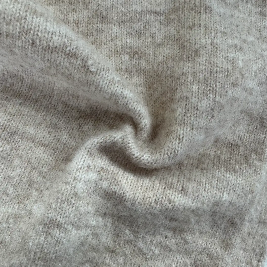 China Yarn for Ladies Vest (Sweater),Men’s Vest (Sweater),Open Cardigan (Sweater),Crew Neck Pullover (Sweater),Crop Top Pullover (Sweater) Mossy Yarn Fancy Yarn Recycled Polyester Polyester Acrylic Wool Spandex Camel color buy from China wholesaler bulk order at wholesale price free worldwide shipping Alibaba