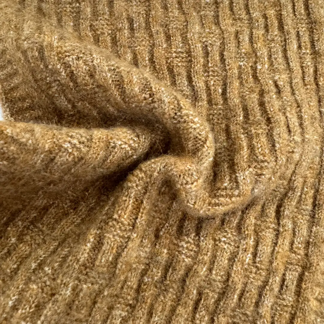 China Yarn for Ladies Vest (Sweater),Men’s Vest (Sweater),Open Cardigan (Sweater),Full-Zipper Cardigan (Sweater),Crew Neck Pullover (Sweater),Crop Top Pullover (Sweater) Mossy Yarn Fancy Yarn Recycled Polyester Acrylic Wool Spandex Brown color buy from China wholesaler bulk order at wholesale price free worldwide shipping Alibaba