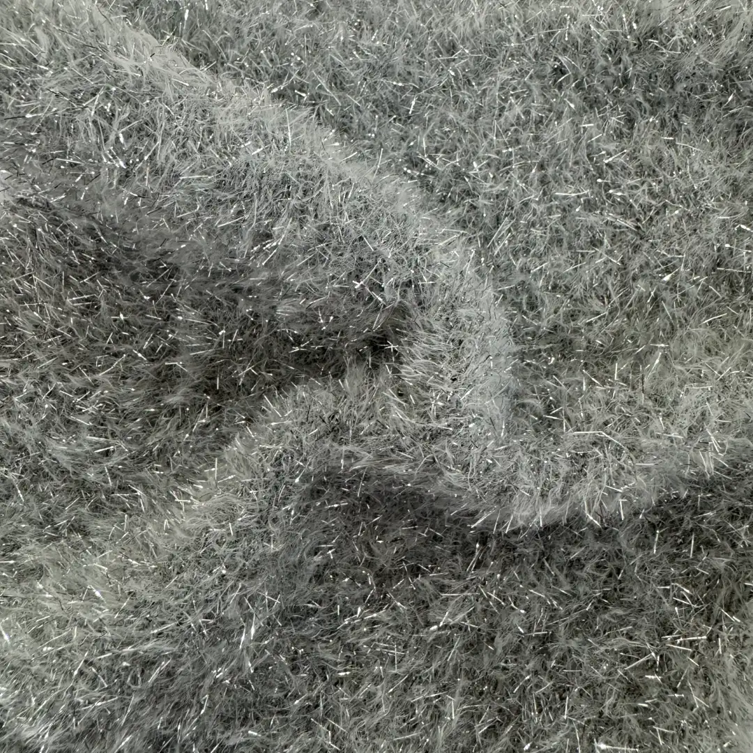 China Yarn for Ladies Vest (Sweater),Men’s Vest (Sweater),Open Cardigan (Sweater),Half-Zipper Cardigan (Sweater),Crew Neck Pullover (Sweater),Crop Top Pullover (Sweater) Cat Feather Yarn Fancy Yarn Lurex Nylon Re-nylon Gary color buy from China wholesaler bulk order at wholesale price free worldwide shipping Alibaba