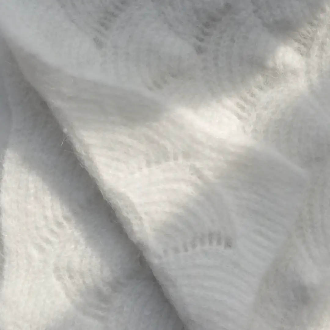China Yarn for Open Cardigan (Sweater),Full-Zipper Cardigan (Sweater),U-Neck Cardigan (Sweater),V-Neck Button Up Cardigan (Sweater) Mossy Yarn Fancy Yarn Polyester Polyamide Wool Spandex White color buy from China wholesaler bulk order at wholesale price free worldwide shipping Alibaba
