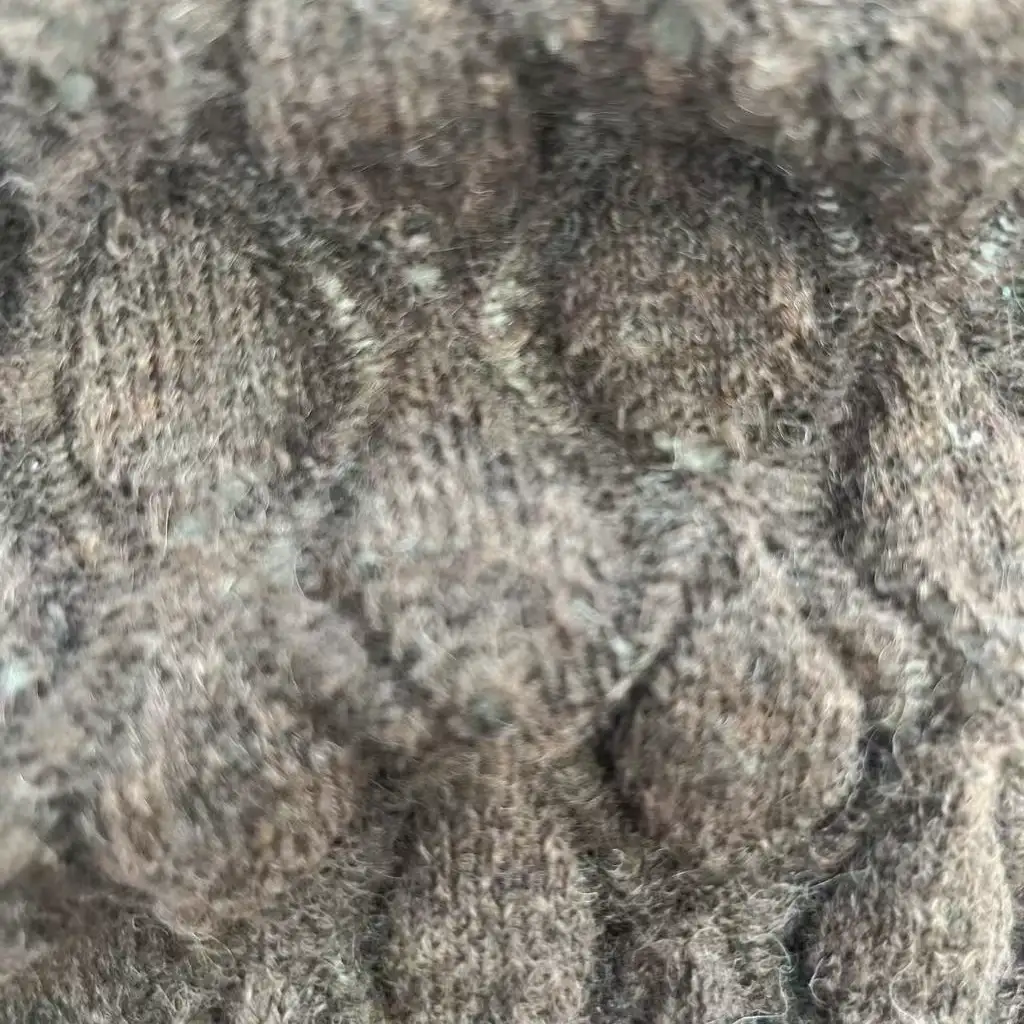 China Yarn for Open Cardigan (Sweater),Knitted Jacket (Sweater),Round Neck Pullover (Sweater),Crew Neck Pullover (Sweater) Mossy Yarn Fancy Yarn Polyamide Polyester Acrylic Wool brown color buy from China wholesaler bulk order at wholesale price free worldwide shipping Alibaba