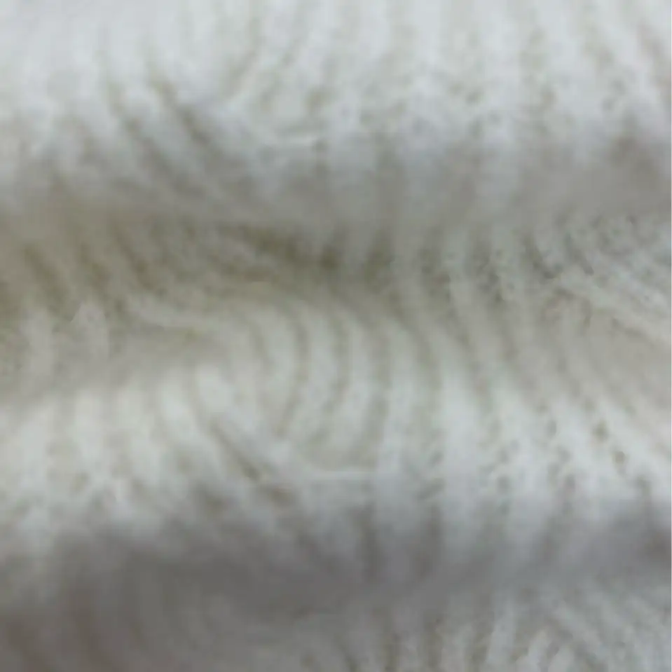 China Yarn for Half-Zipper Cardigan (Sweater),Knitted Jacket (Sweater),Round Neck Pullover (Sweater),Crew Neck Pullover (Sweater) Mossy Yarn Fancy Yarn Wool Acrylic Polyester Elastane white color buy from China wholesaler bulk order at wholesale price free worldwide shipping Alibaba