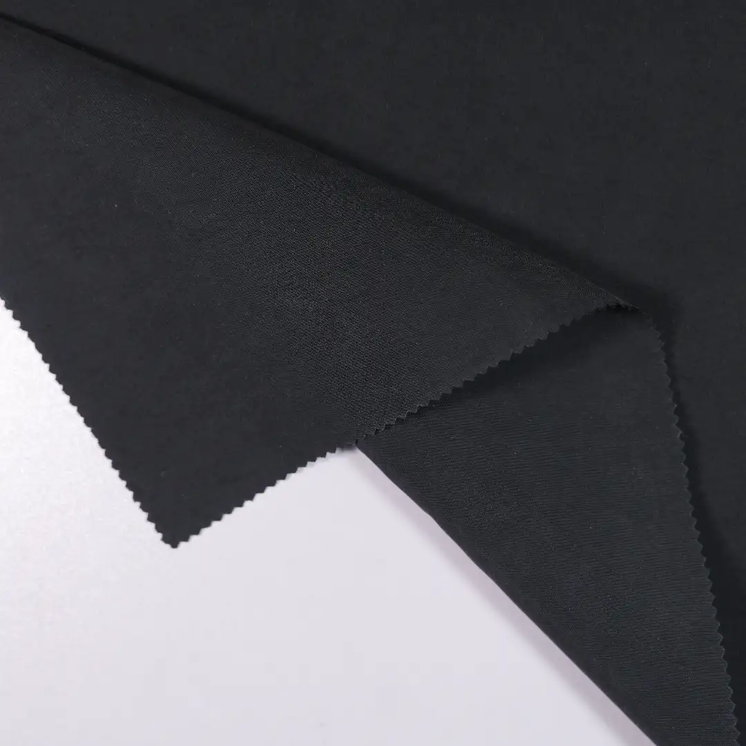 China Fabric for Pants Twill Synthetic Woven Fabric Modal Polyester black color buy from China wholesaler bulk order at wholesale price free worldwide shipping Alibaba