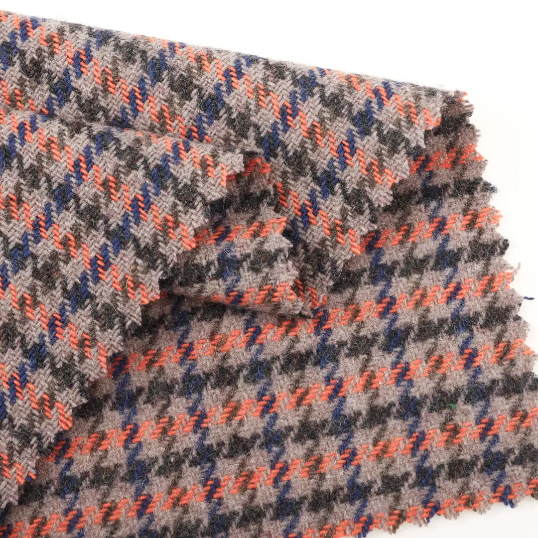 China Fabric for Jackets,Trench Coat,Overcoat Melton Woolen Other Wool check color buy from China wholesaler bulk order at wholesale price free worldwide shipping Alibaba