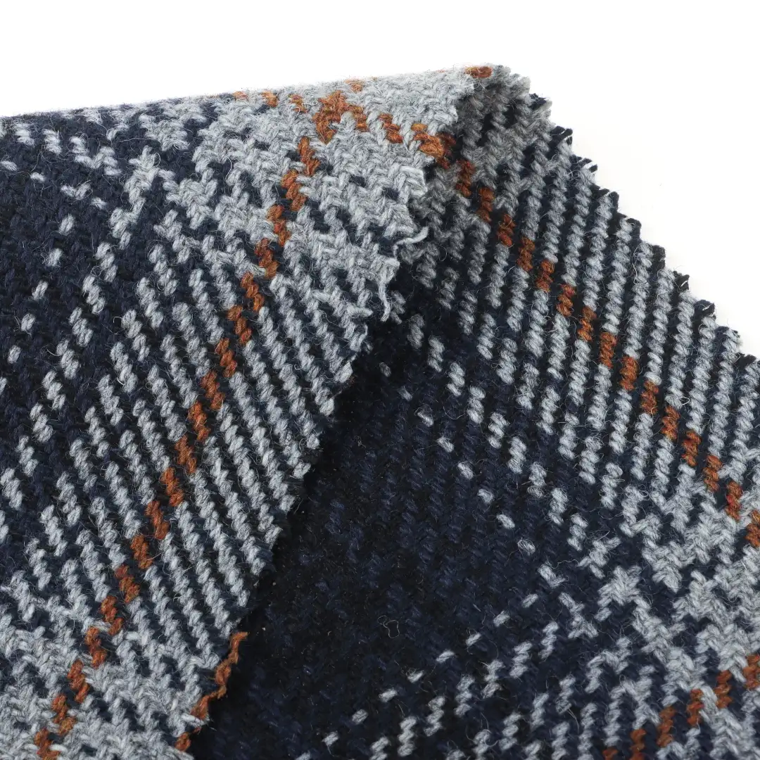 China Fabric for Jackets,Trench Coat,Overcoat Melton Woolen Polyester Acrylic check color buy from China wholesaler bulk order at wholesale price free worldwide shipping Alibaba