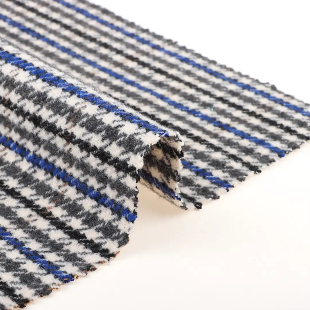 China Fabric for Jackets,Trench Coat,Overcoat Melton Woolen Other check color buy from China wholesaler bulk order at wholesale price free worldwide shipping Alibaba