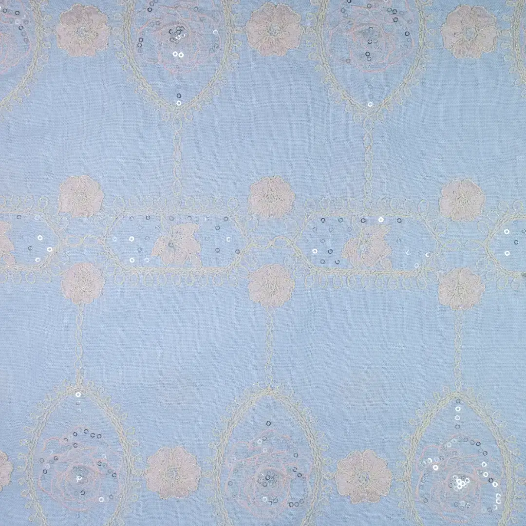 China Fabric for Shirt,Skirt,Casual Long Sleeve Crop Shirt,Cropped V-Neck Shirt Linen/Polyester Plain Natural Woven Fabric Polyester Ramie light blue color buy from China wholesaler bulk order at wholesale price free worldwide shipping Alibaba