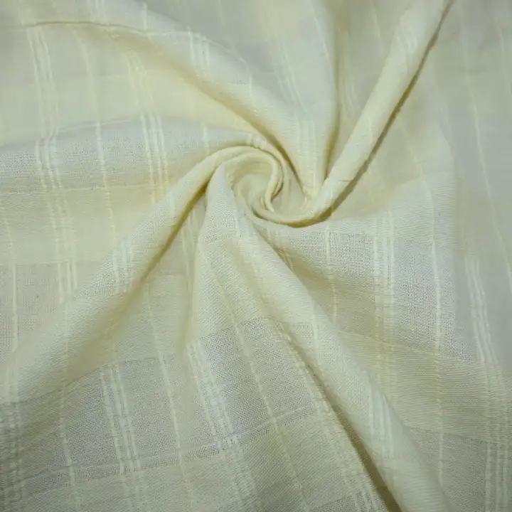 India Fabric for Shirt Cotton Plain Natural Woven Fabric COTTON YELLOW color buy from India wholesaler bulk order at wholesale price free worldwide shipping Alibaba