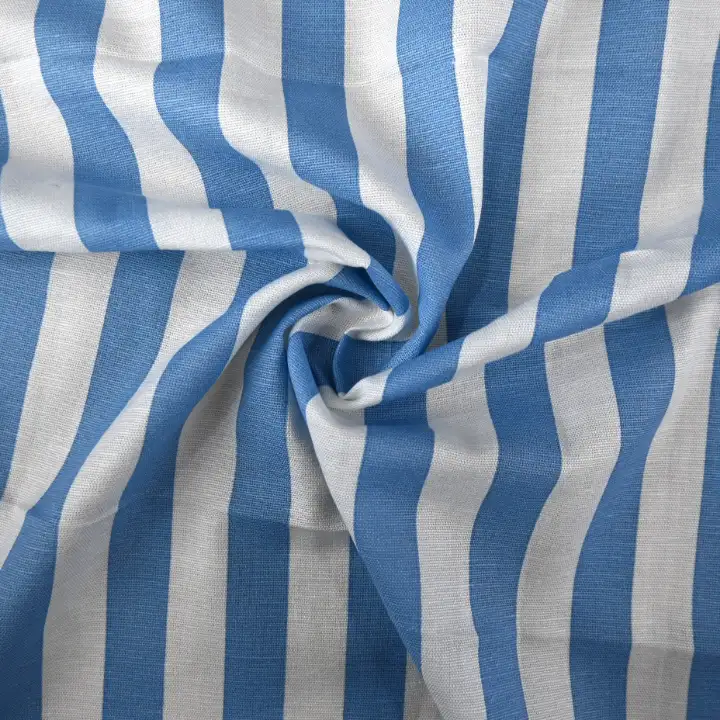 India Fabric for Shirt Cotton Plain Natural Woven Fabric COTTON FLEX BLUE / WHITE color buy from India wholesaler bulk order at wholesale price free worldwide shipping Alibaba