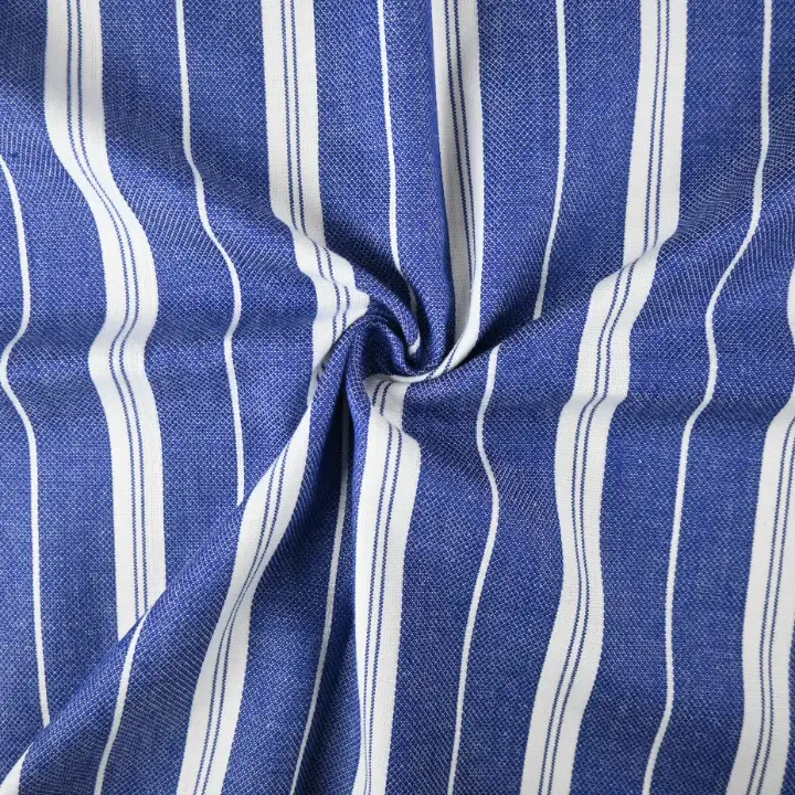India Fabric for Shirt Cotton Plain Natural Woven Fabric COTTON BLUE / WHITE color buy from India wholesaler bulk order at wholesale price free worldwide shipping Alibaba