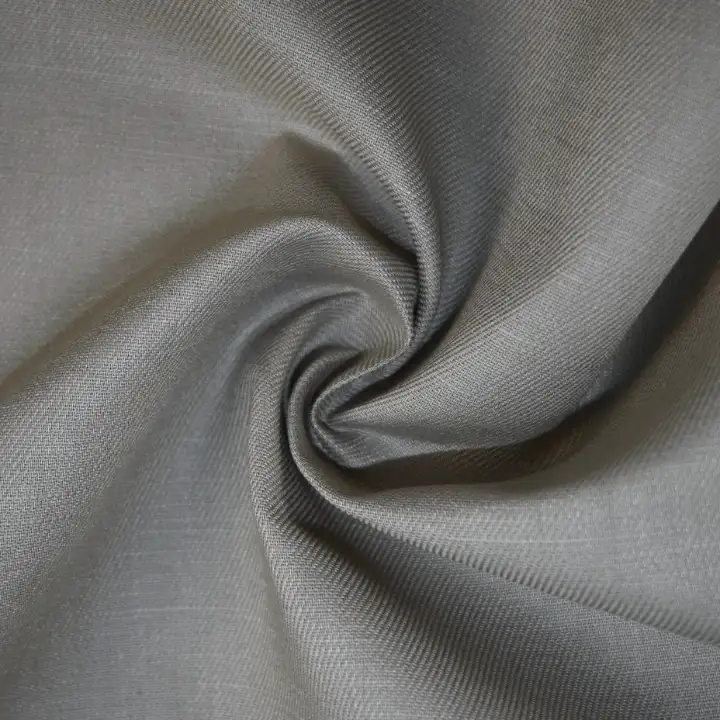 India Fabric for Shirt Cotton Plain Natural Woven Fabric COTTON DK BEIGE color buy from India wholesaler bulk order at wholesale price free worldwide shipping Alibaba