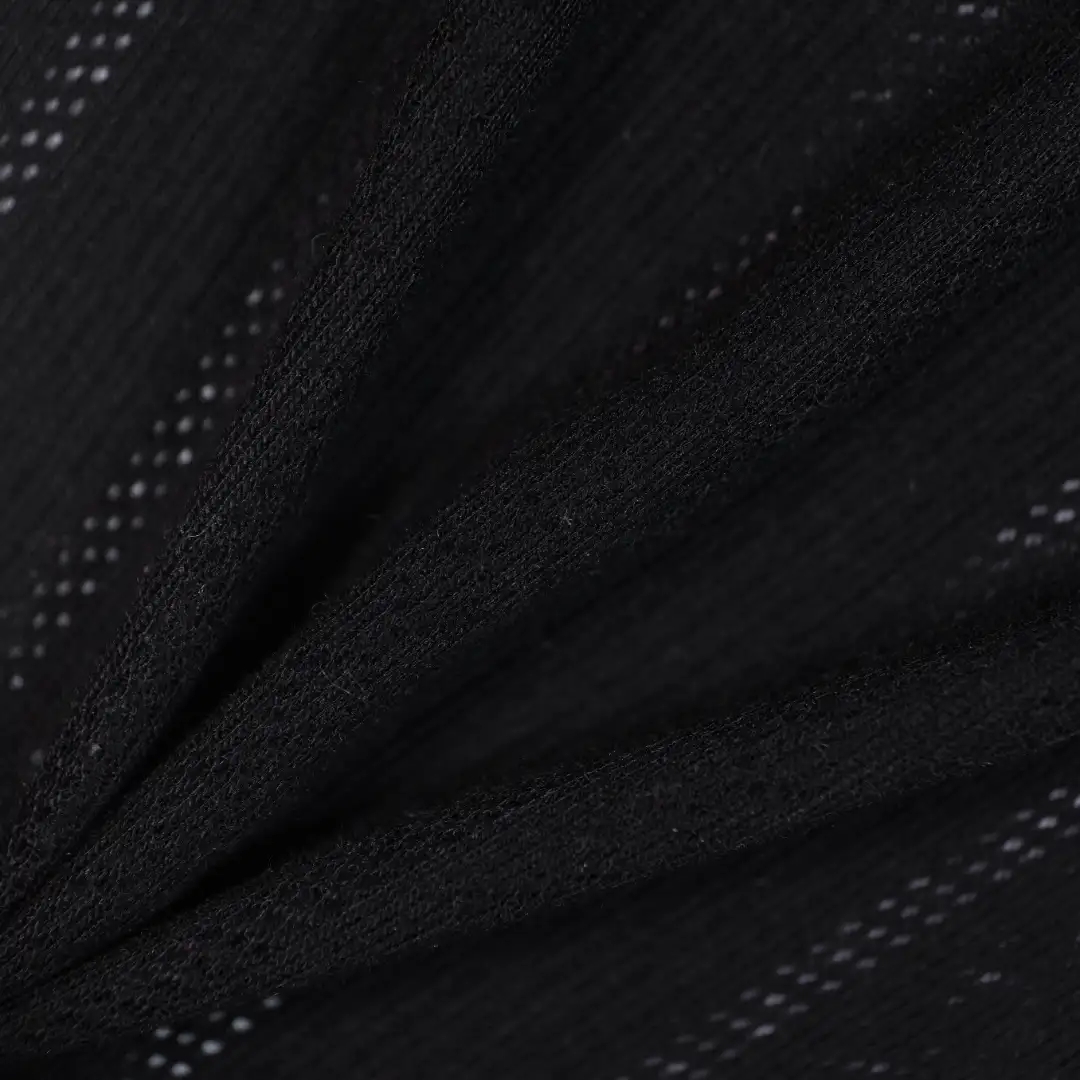 China Fabric for T-Shirt,Hoodie Hacci Knit Fabric Polyester Rayon black color buy from China wholesaler bulk order at wholesale price free worldwide shipping Alibaba