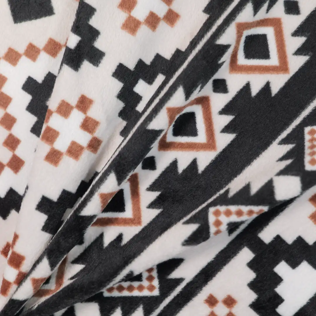 China Fabric for Loungewear Fleece Knit Fabric Polyester Milky white color buy from China wholesaler bulk order at wholesale price free worldwide shipping Alibaba