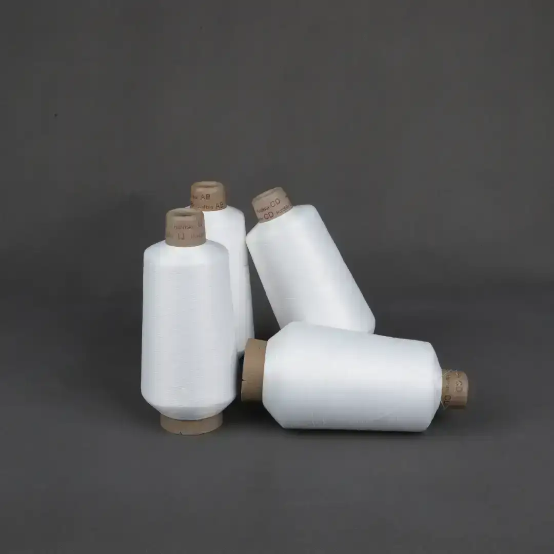 China Yarn for Ladies Vest (Sweater),Open Cardigan (Sweater),Round Neck Pullover (Sweater),Women's Pants (Sweater) Elastic Filament Filament Nylon White color buy from China wholesaler bulk order at wholesale price free worldwide shipping Alibaba