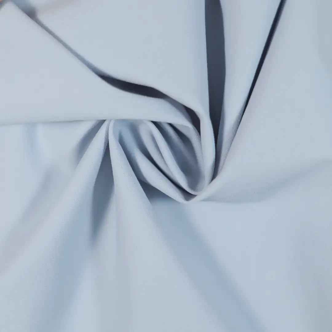 China Fabric for Ski Suits Tricot Knit Fabric Nylon Spandex blue color buy from China wholesaler bulk order at wholesale price free worldwide shipping Alibaba