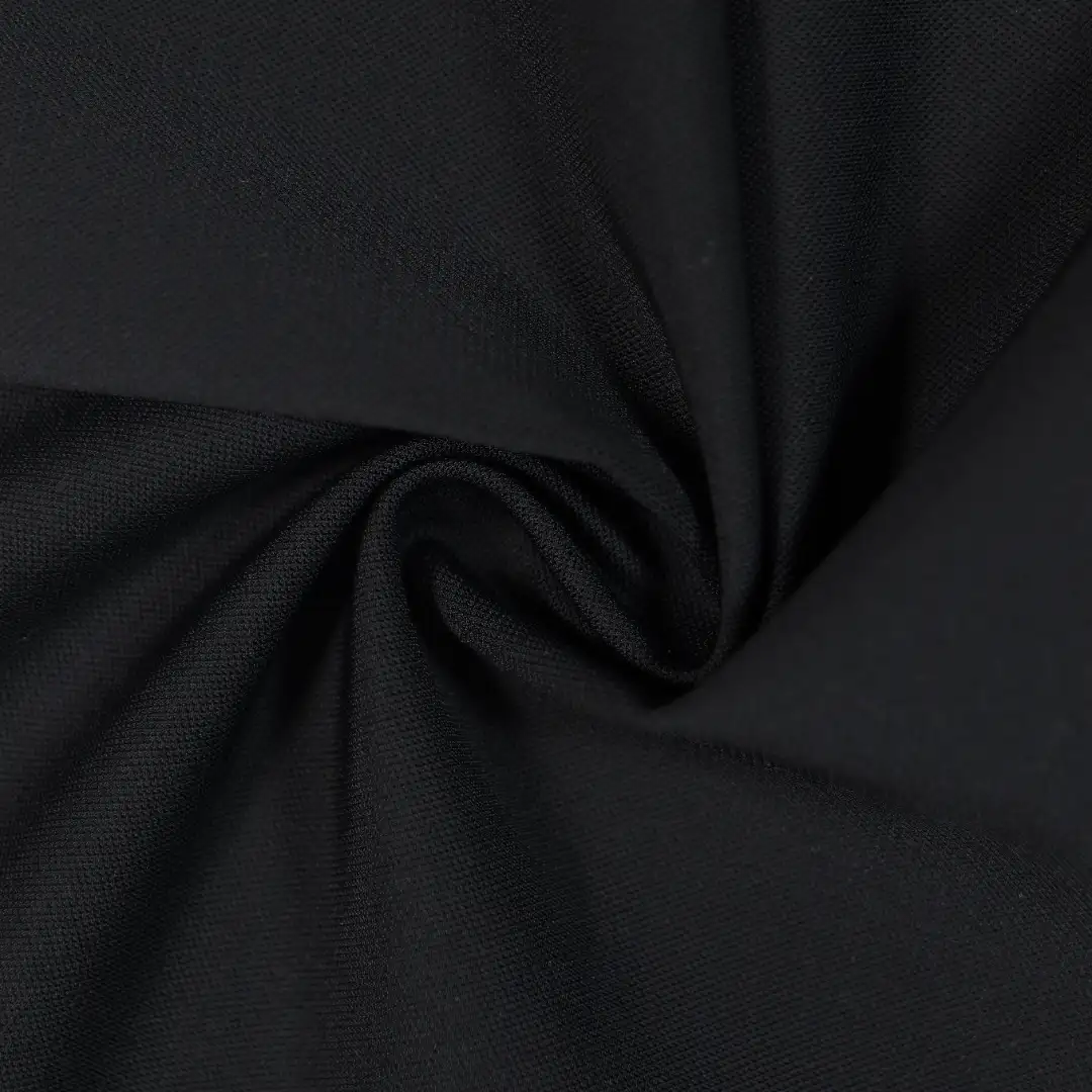 China Fabric for T-Shirt,Polo Shirt Tricot Knit Fabric Nylon Spandex black color buy from China wholesaler bulk order at wholesale price free worldwide shipping Alibaba