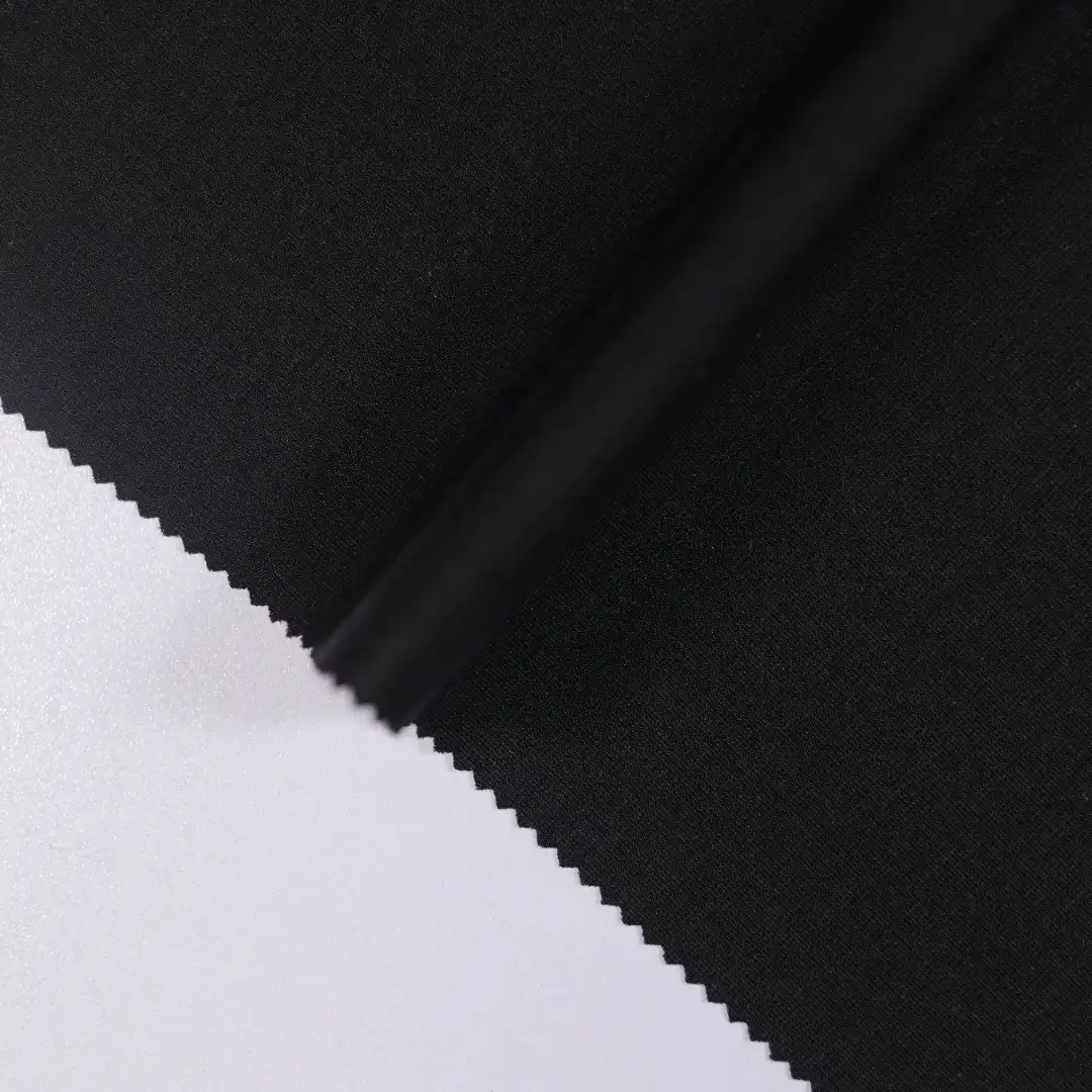 China Fabric for T-Shirt,Polo Shirt Jacquard Knit Fabric Polyester Nylon Linen black color buy from China wholesaler bulk order at wholesale price free worldwide shipping Alibaba