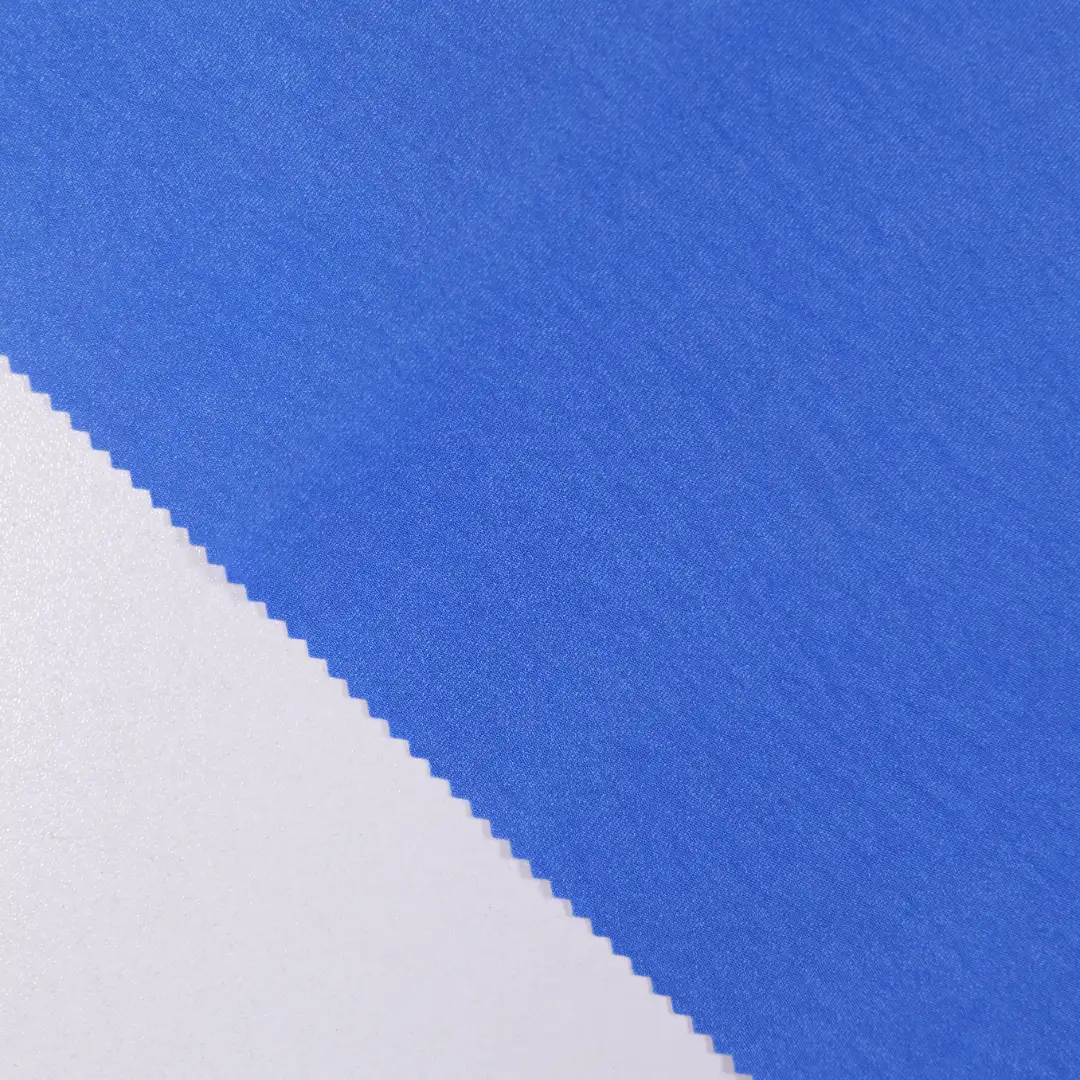 China Fabric for Loungewear Interlock Knit Fabric Polyester blue color buy from China wholesaler bulk order at wholesale price free worldwide shipping Alibaba