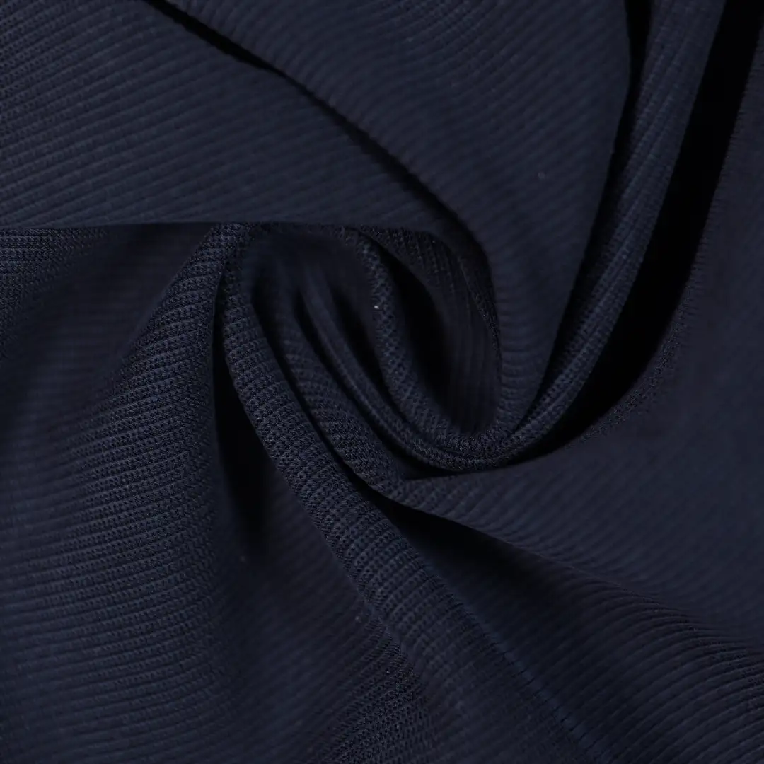 China Fabric for Loungewear Jacquard Knit Fabric Modal Polyester Dark blue color buy from China wholesaler bulk order at wholesale price free worldwide shipping Alibaba