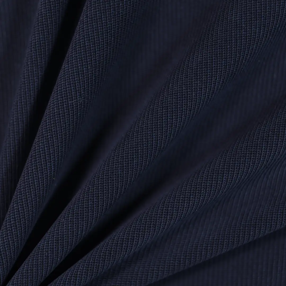 China Fabric for Loungewear Jacquard Knit Fabric Modal Polyester Dark blue color buy from China wholesaler bulk order at wholesale price free worldwide shipping Alibaba