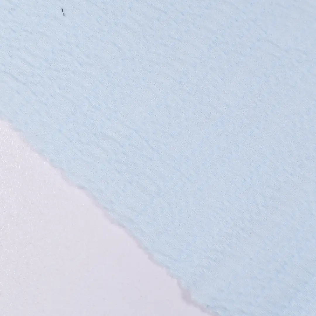 China Fabric for T-Shirt,Polo Shirt Crepe Knit Fabric Polyester Cotton Spandex blue color buy from China wholesaler bulk order at wholesale price free worldwide shipping Alibaba