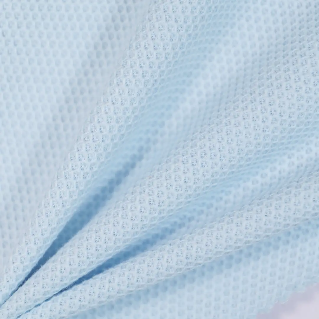 China Fabric for T-Shirt,Polo Shirt Jacquard Knit Fabric Polyester Cotton blue color buy from China wholesaler bulk order at wholesale price free worldwide shipping Alibaba