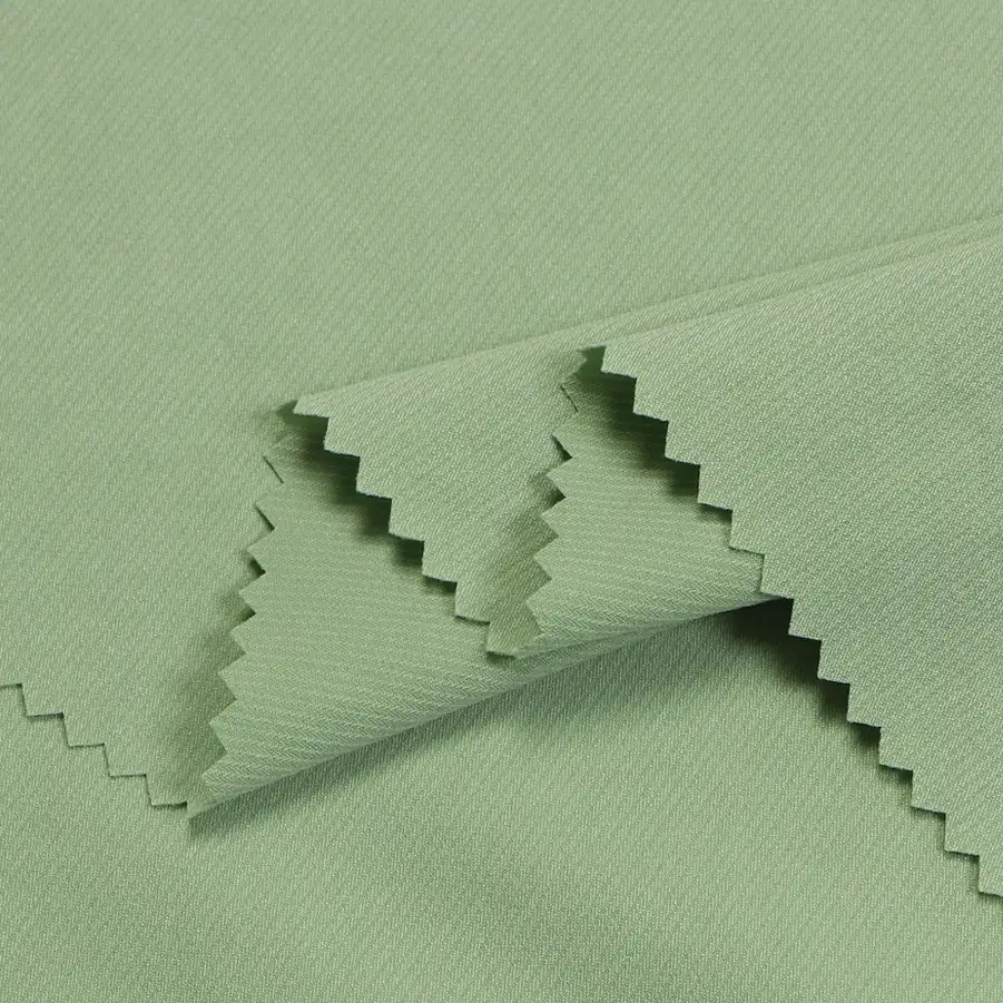 China Fabric for Pants,Blouse,Skirt Twill Synthetic Woven Fabric Polyester green color buy from China wholesaler bulk order at wholesale price free worldwide shipping Alibaba