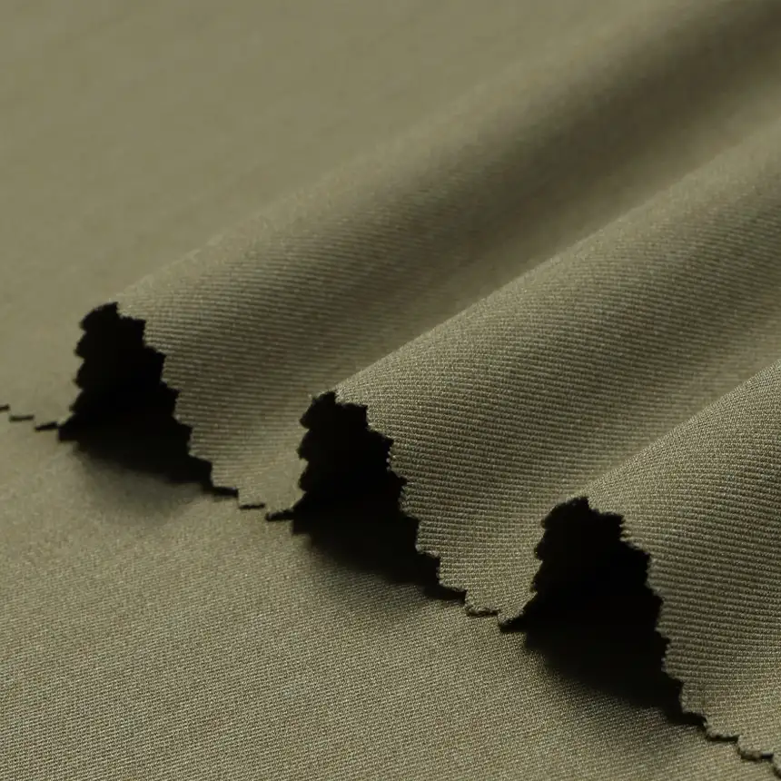 China Fabric for Pants,Blazer,Skirt,Men's Cargo Pants Twill Synthetic Woven Fabric Polyester dark green color buy from China wholesaler bulk order at wholesale price free worldwide shipping Alibaba