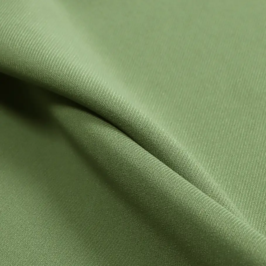 China Fabric for Pants,Skirt,Wide Leg Capri Pants Twill Synthetic Woven Fabric Polyester green color buy from China wholesaler bulk order at wholesale price free worldwide shipping Alibaba