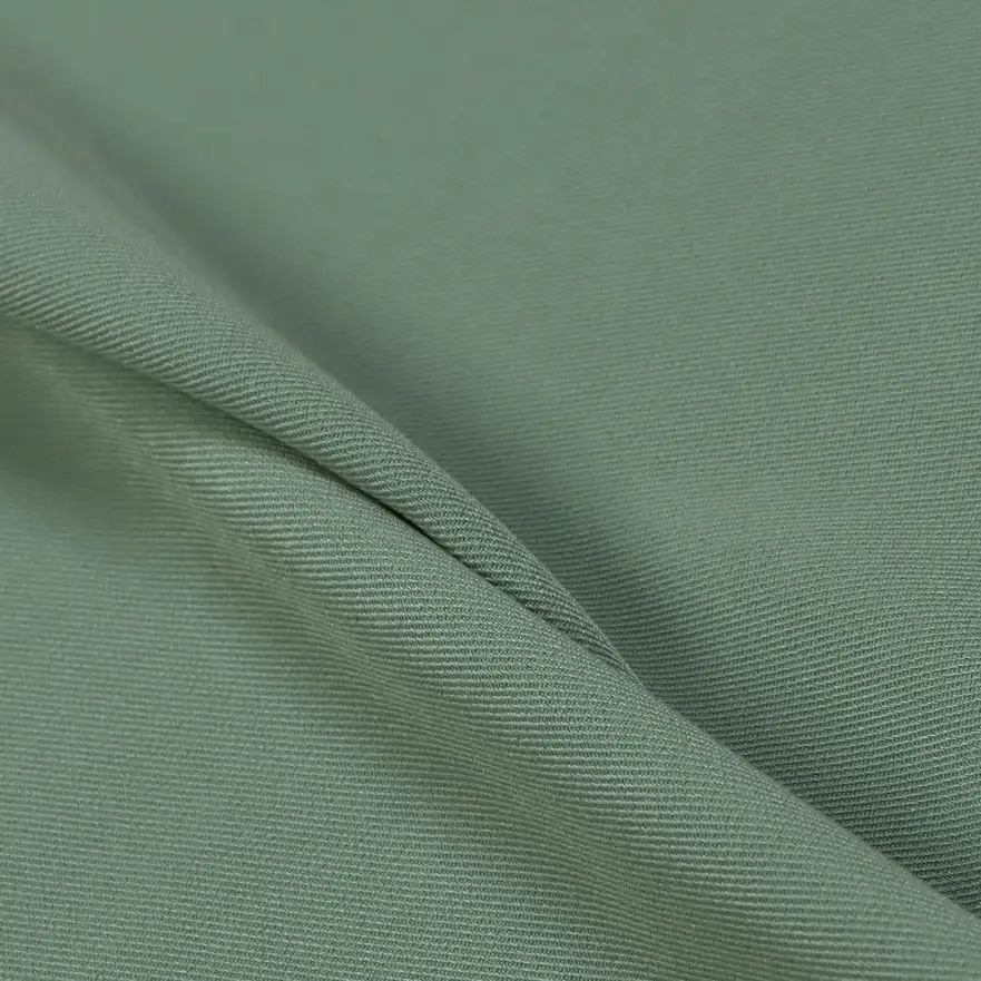 China Fabric for Pants,Jackets,Skirt Twill Synthetic Woven Fabric Polyester green color buy from China wholesaler bulk order at wholesale price free worldwide shipping Alibaba