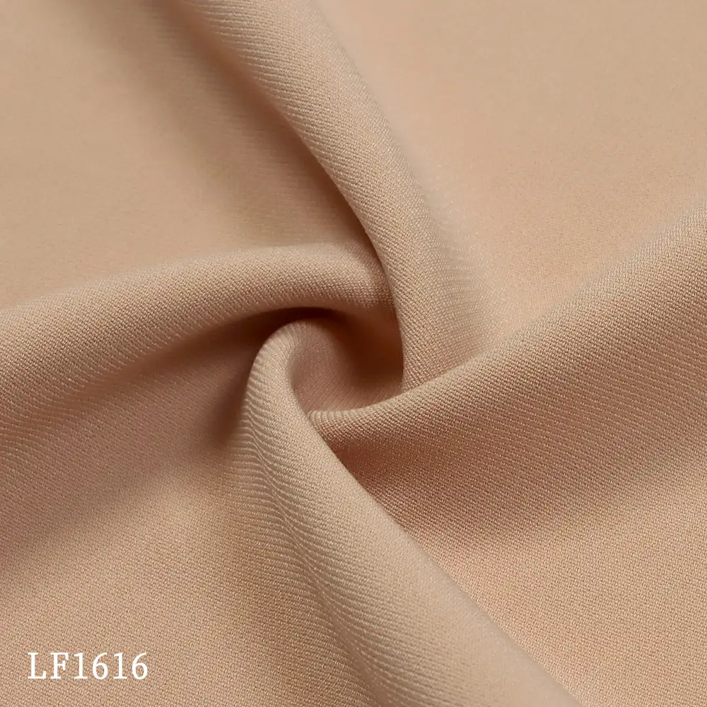 China Fabric for Pants,Jackets,Trench Coat Twill Synthetic Woven Fabric Polyester Light Khak color buy from China wholesaler bulk order at wholesale price free worldwide shipping Alibaba
