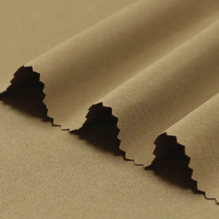 China Fabric for Pants,Skirt,Trench Coat,Padded Jacket,Overcoat Polyester Imitation Cotton Fabric Synthetic Woven Fabric Polyester Camel color buy from China wholesaler bulk order at wholesale price free worldwide shipping Alibaba