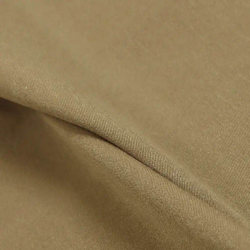 China Fabric for Pants,Skirt,Trench Coat,Padded Jacket,Overcoat Polyester Imitation Cotton Fabric Synthetic Woven Fabric Polyester Camel color buy from China wholesaler bulk order at wholesale price free worldwide shipping Alibaba