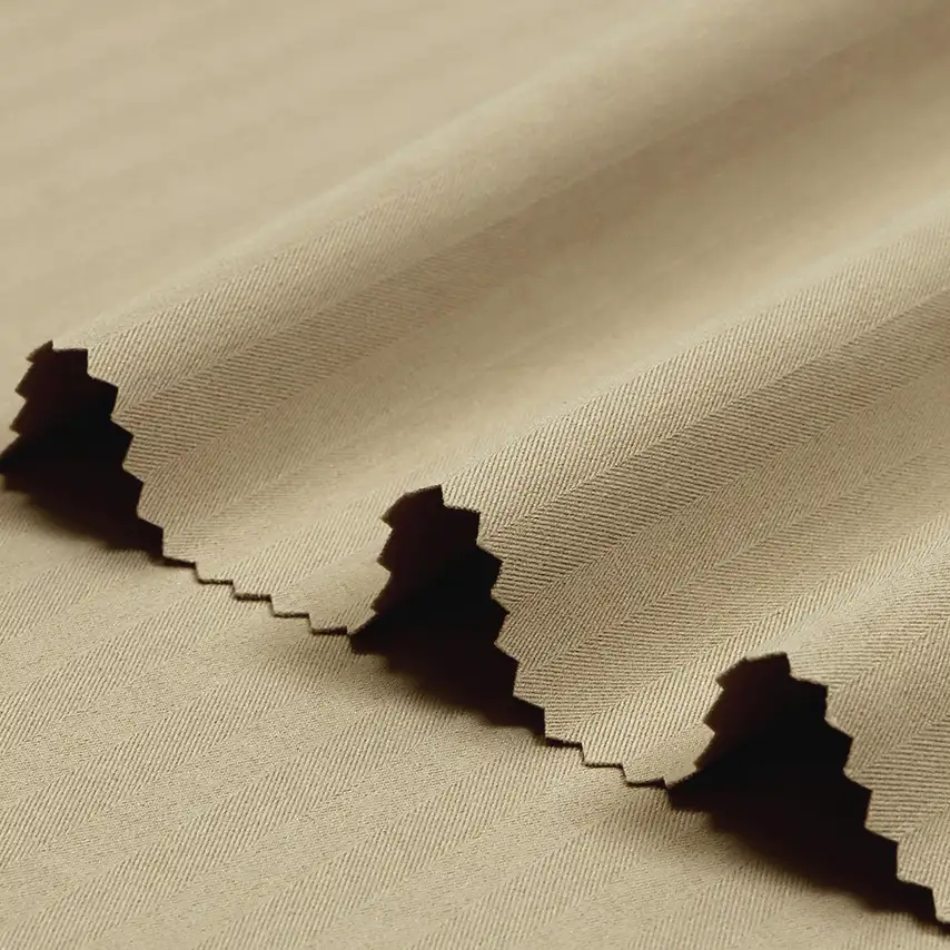 China Fabric for Pants,Jackets,Skirt,Uniform Polyester Imitation Cotton Fabric Synthetic Woven Fabric Polyester khaki color buy from China wholesaler bulk order at wholesale price free worldwide shipping Alibaba