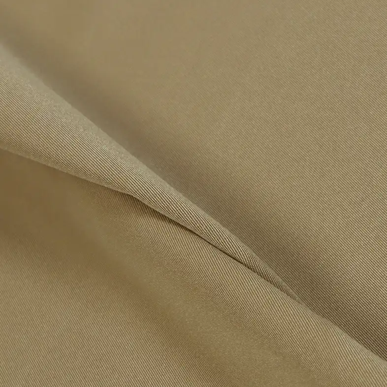 China Fabric for Pants,Skirt,Shorts,Suit,Uniform Twill Synthetic Woven Fabric Polyester khaki color buy from China wholesaler bulk order at wholesale price free worldwide shipping Alibaba