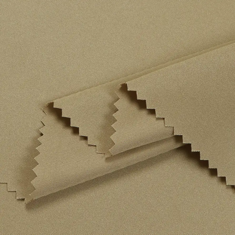 China Fabric for Pants,Skirt,Shorts,Suit,Uniform Twill Synthetic Woven Fabric Polyester khaki color buy from China wholesaler bulk order at wholesale price free worldwide shipping Alibaba