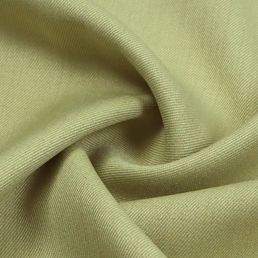 China Fabric for Shirt,Pants,Skirt,Suit Twill Synthetic Woven Fabric Polyester green color buy from China wholesaler bulk order at wholesale price free worldwide shipping Alibaba