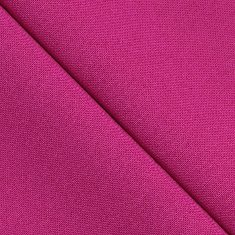 China Fabric for Pants,Skirt,Suit Four-way Stretch (Bi-Stretch) Synthetic Woven Fabric Polyester hot pink color buy from China wholesaler bulk order at wholesale price free worldwide shipping Alibaba
